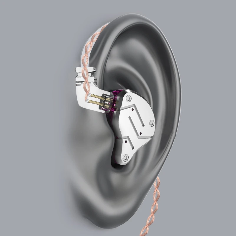 Гибридные наушники-вкладыши AK Audio KZ ZSN 1BA + 1DD HIFI DJ монитор спортивные наушники для