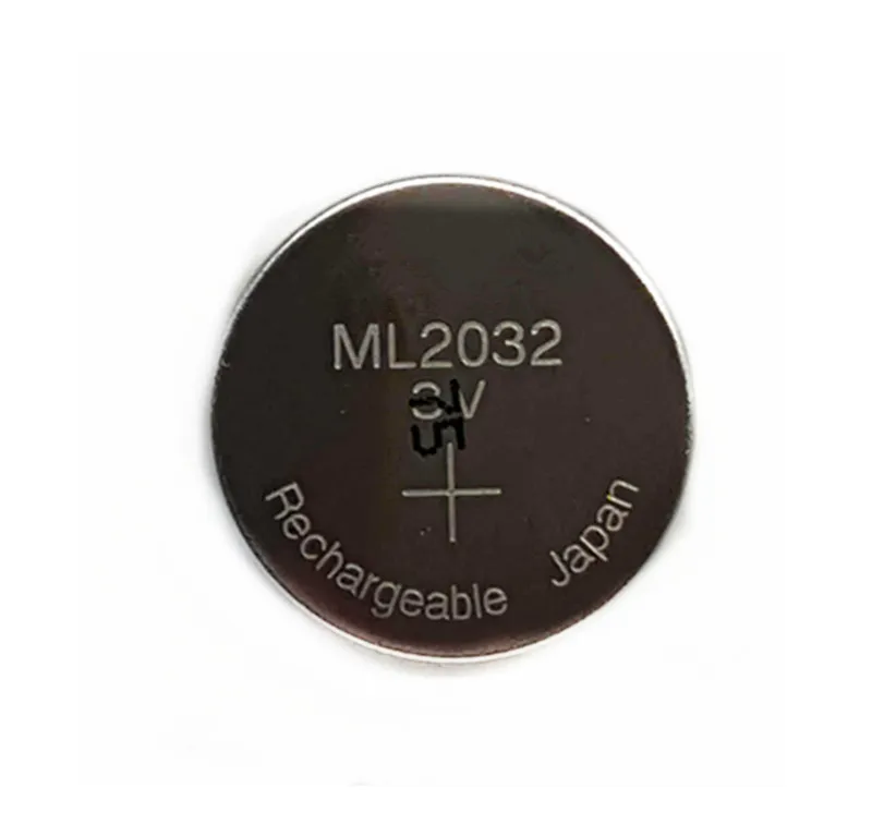 Новые оригинальные перезаряжаемые литиевые батарейки ML2032 3V кнопочные 2 шт./лот