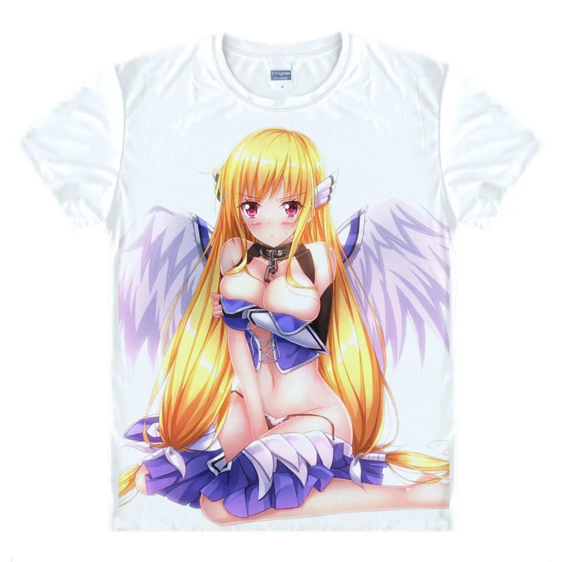 Style 14 Coolprint аниме рубашка Сора Нет футболки Otoshimono мульти-стиль короткий рукав небеса Lost свойства Ikaros Косплей Motivs рубашки - Цвет: Style 14