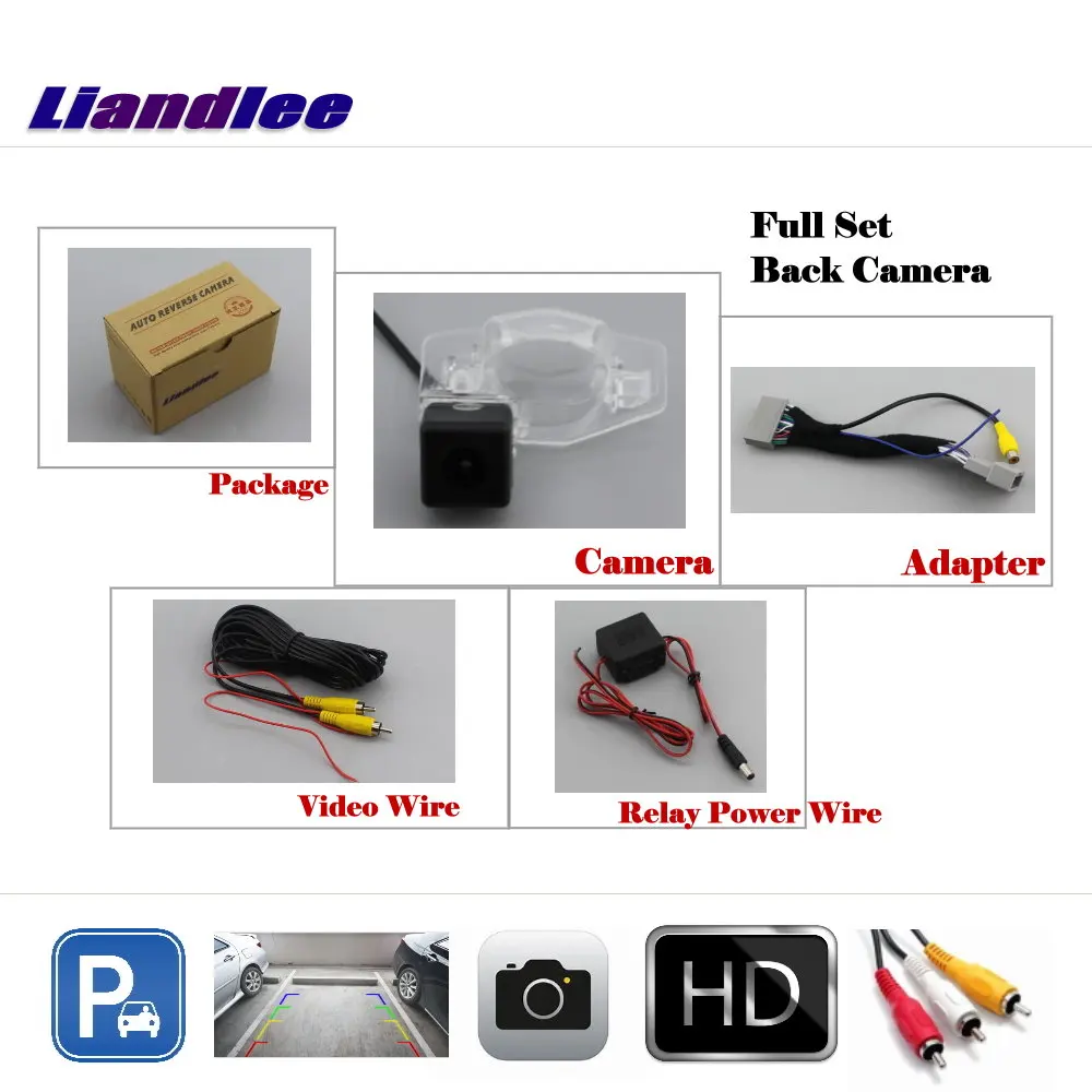 Liandlee заднего хода автомобиля зеркало вида Камера для Хонда сrv C-RV FB 2012 ~ 2016