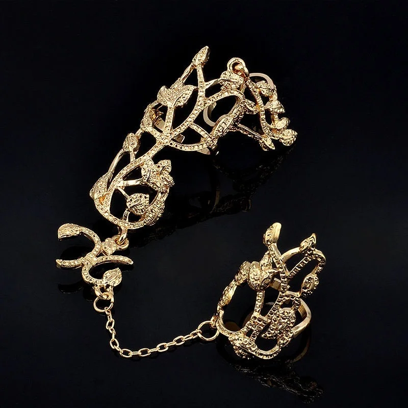 Кольцо с покрытием под золото и серебро 1 шт.|ring jewelry|knuckle armorsilver plated rings |