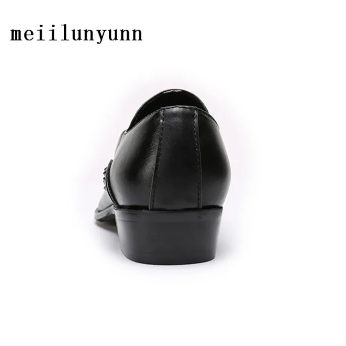 2019 Мужские модельные туфли из крокодиловой кожи черные кожаные туфли-оксфорды