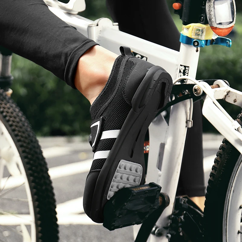 CUNGEL Men Road Bike Bicycle Shoes Anti-slip Breathable Cycling Shoes Triathlon Athletic Sport Shoes Zapatos Bicicleta