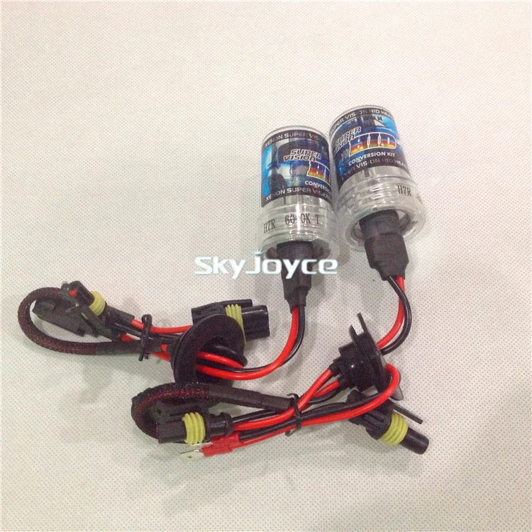 SKYJOYCE 2X 35W 12V hid xenon H7R лампа 4300K 5000K 6000K 8000K с металлическим основанием слой покрытия