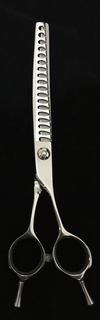 6.5 inch Shark рыбья кость зубов домашних животных собака вверх изогнутые истончение профессиональные ножницы собака Уход за лошадьми салон питомца стрижка scisor - Цвет: shark