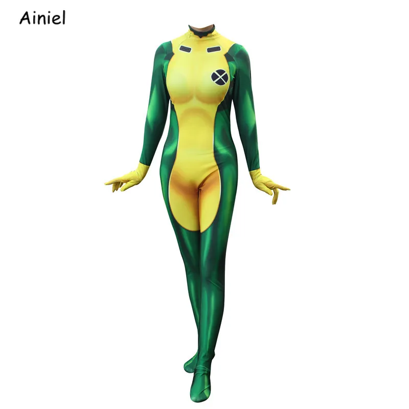 Костюмы для косплея X-Men изгой Анна Мари Феникс мистический шторм костюмы зентай