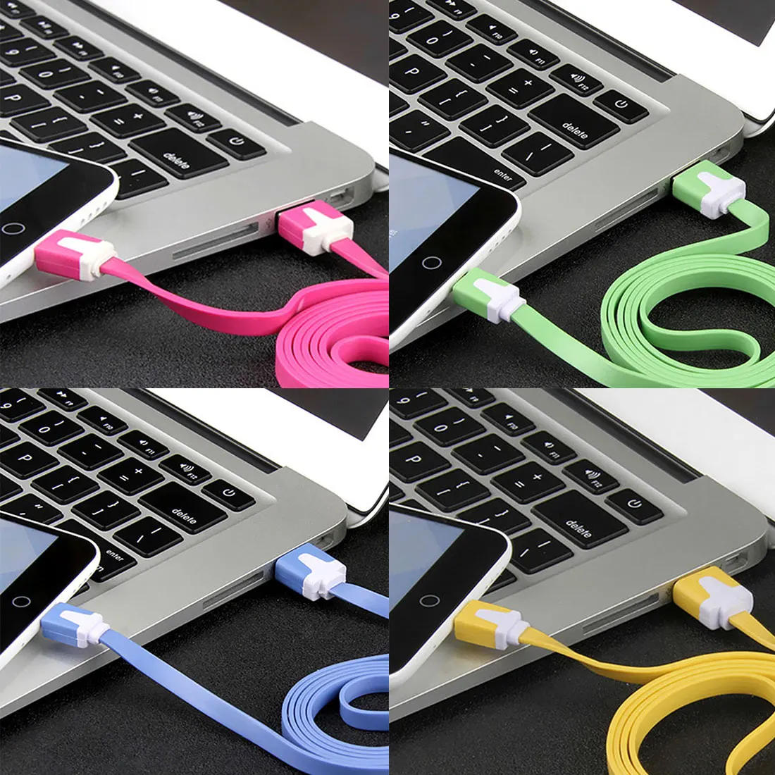 Micro USB кабель 1 м/2 м/3 м Быстрая зарядка синхронизации данных плоский Лапша кабель для samsung Xiaomi huawei LG htc Android телефонные кабели