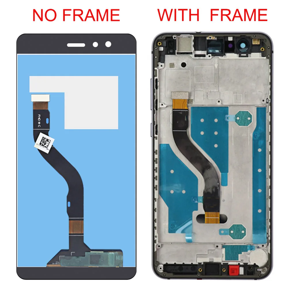 5," ЖК-дисплей для HUAWEI P10 Lite, сенсорный экран с рамкой для HUAWEI P10 Lite, ЖК-экран was-lx1 was-lx1a Nova Lite