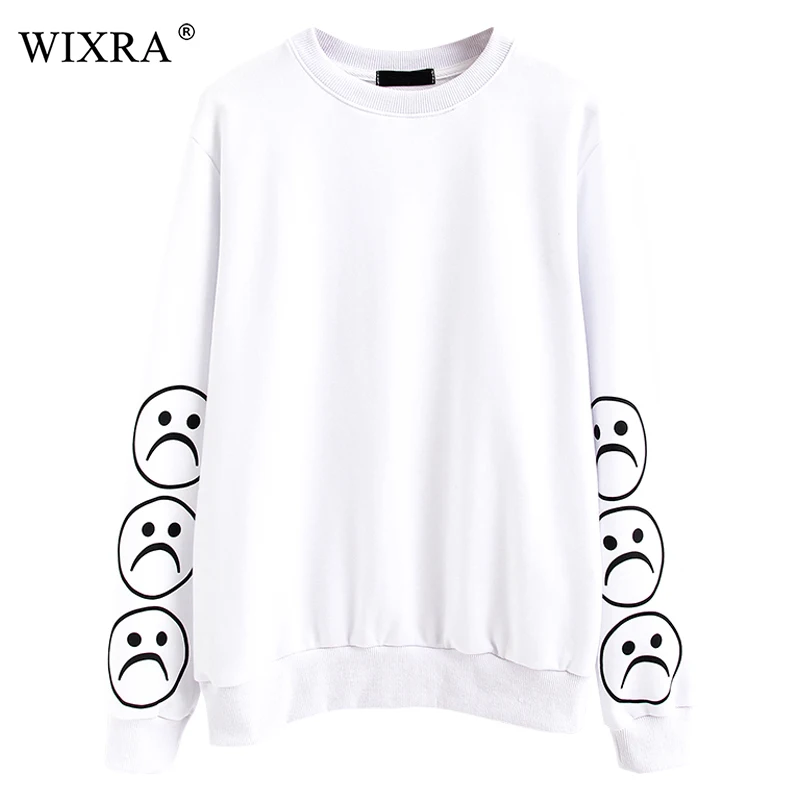 Женский свитшот с круглым вырезом и длинным рукавом | Женская одежда