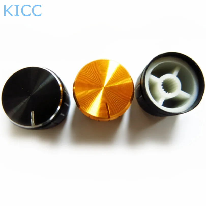 

15*17mm Aluminum Plastic knob potentiometer knob (5Pcs/Lot)