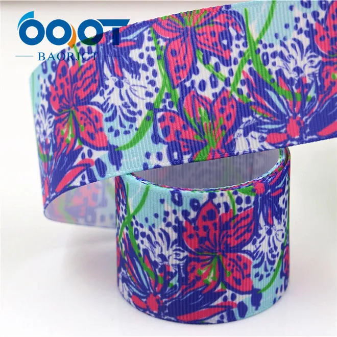 I-181106-145 OOOT BAORJCT I-181106-137, 38 мм 10 ярдов мультфильм ленты с цветами тепловой передачи напечатанный grosgrain, подарочная упаковка своими руками материалы - Цвет: I-181106-145