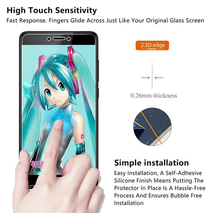 Защитное стекло для Xiaomi Redmi Note 4 4X Защита экрана Global закаленное пленка из