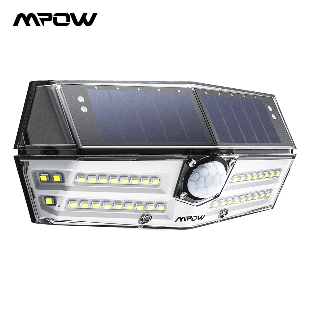 Mpow CD180 40 светодиодный открытый сад солнечный светильник s с 3 регулируемыми