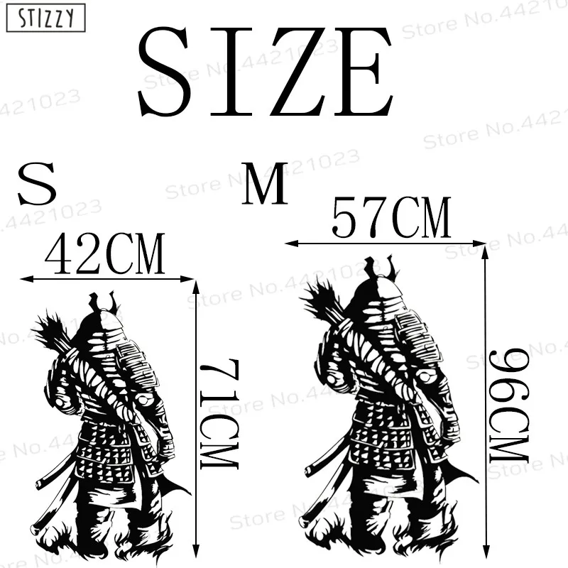 Настенная Наклейка stizzy Samurai Warrior Armor для гостиной художественная роспись детской