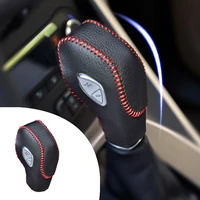 car gear cover pu leather for ford focus 2012 2018 new fiesta 2013 2014 ecosport 2016 2018 gear shift knob cover