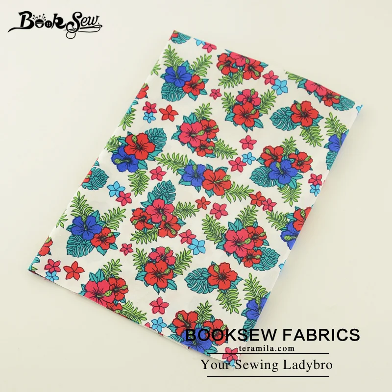 Тканевая мягкая швейная ткань Booksew 100% хлопок поплин для рукоделия одежда поделок