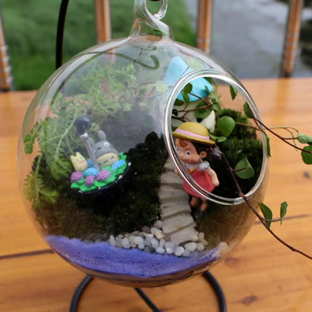 Микро экологический ландшафт бутылка Прозрачный цветочный горшок висячая