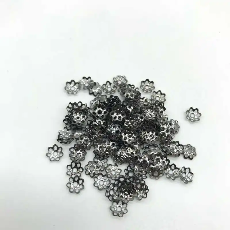 Бисер в виде цветов 100 шт. 6 мм ювелирных изделий изолированные украшения для шляп