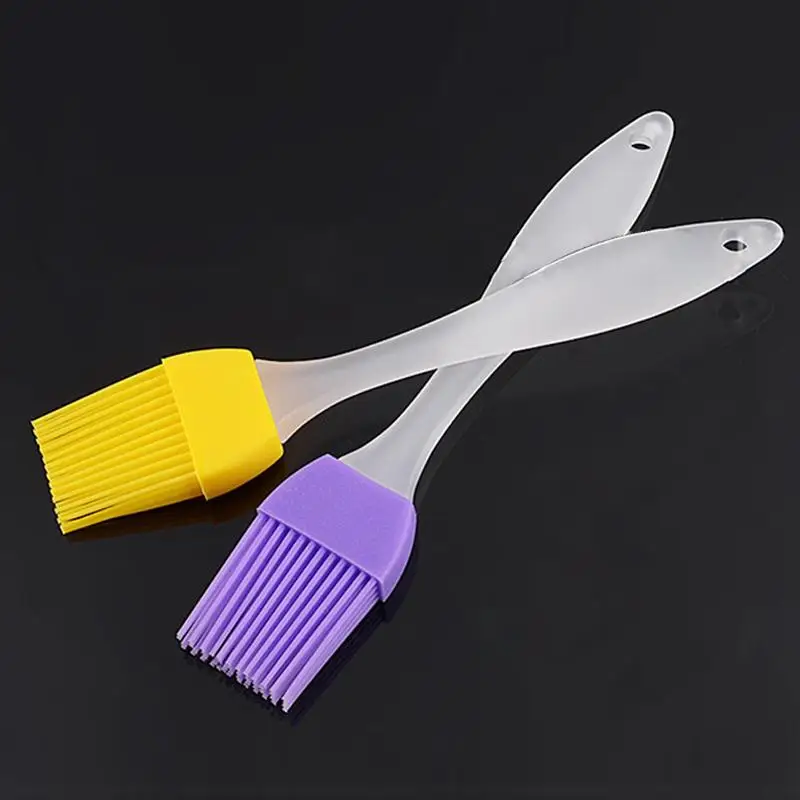 Силиконовая пищевая щетка с прочной ручкой PP для муссов и десертов Инструменты
