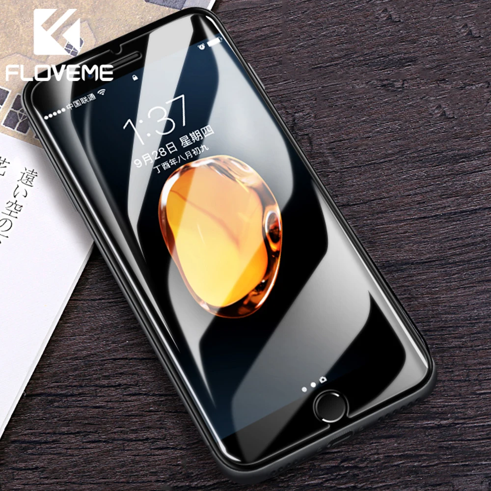 Защитное стекло FLOVEME закаленное для iPhone 7/8 Plus/XS MAX/XR/X|Защитные стёкла и плёнки