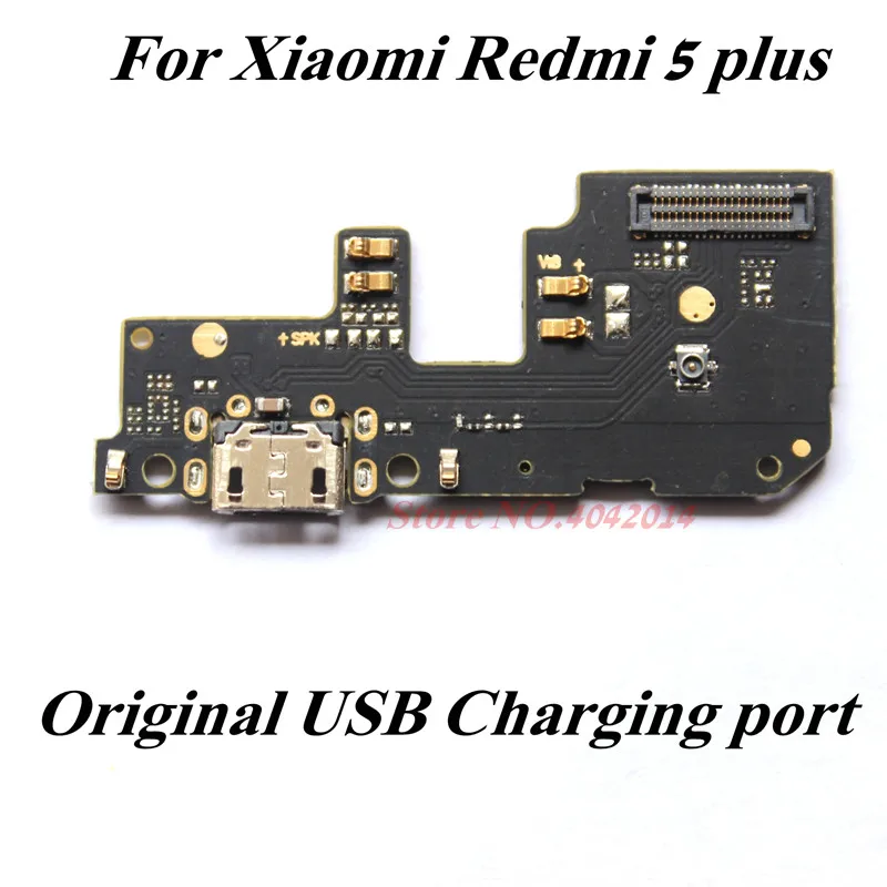 Оригинальная док станция с USB портом и гибким кабелем для Xiaomi Redmi 5 plus штепсельная
