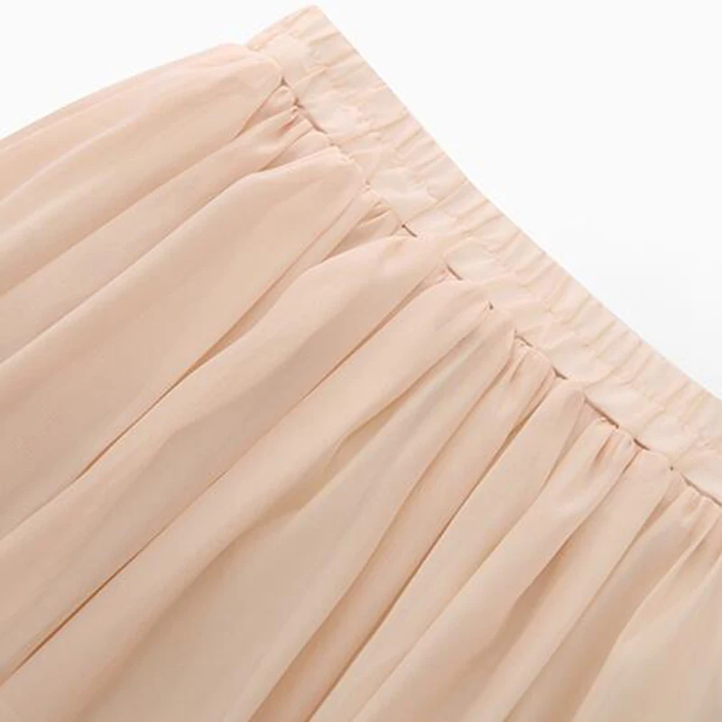 

Summer Clothes For Women 2019 Long skirt and Cotton T-shirt Casual Two Piece Set Ladies Bowknot Crop Top Mid-calf Mesh Skirt Set