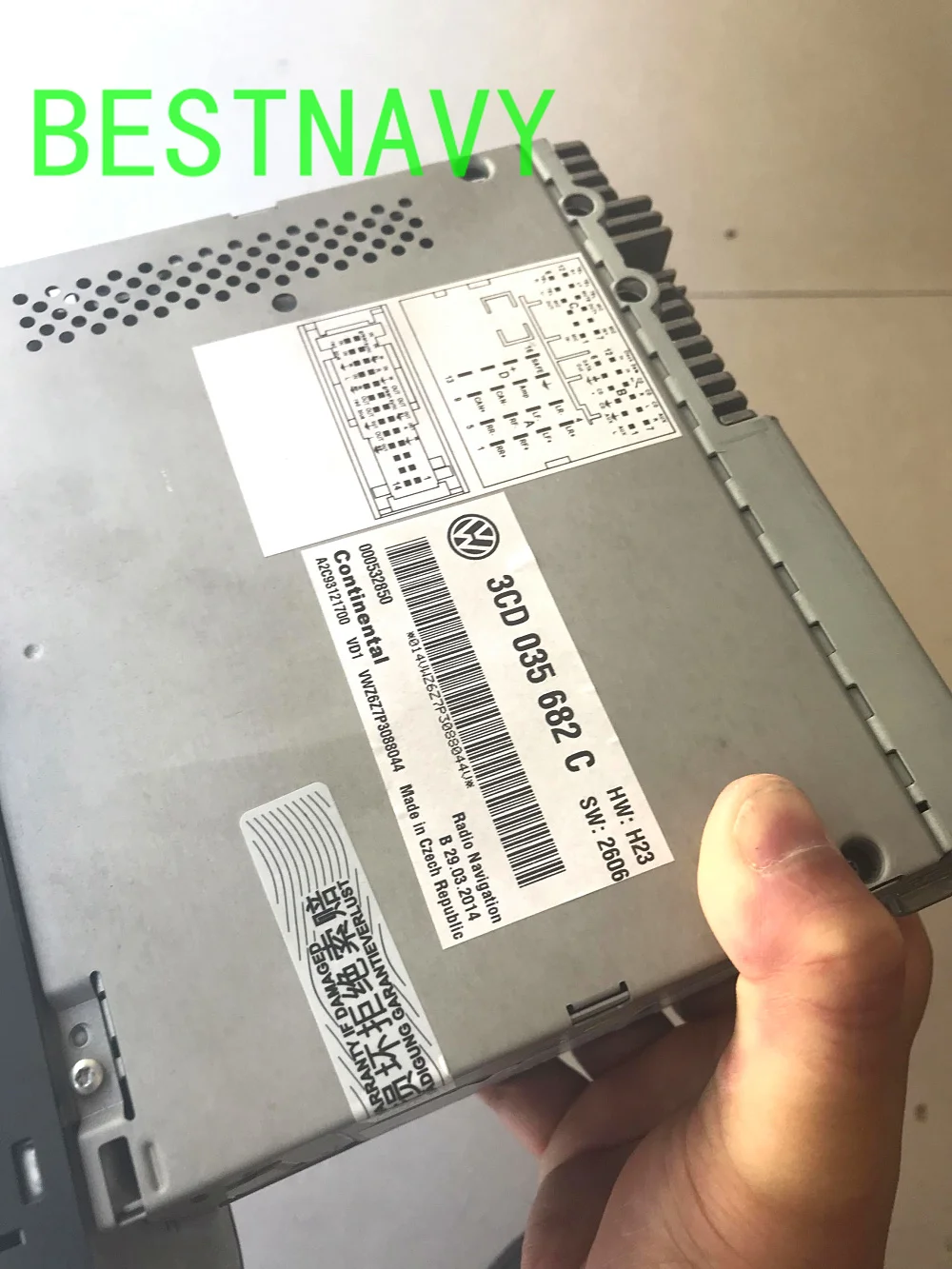 DHL RNS510 светодиодный 6CD dvd-плеер Радио Навигация 3CD 035 682 C 3CD035682C A2C91598900 для VW Golf Passat Skoda RNS510