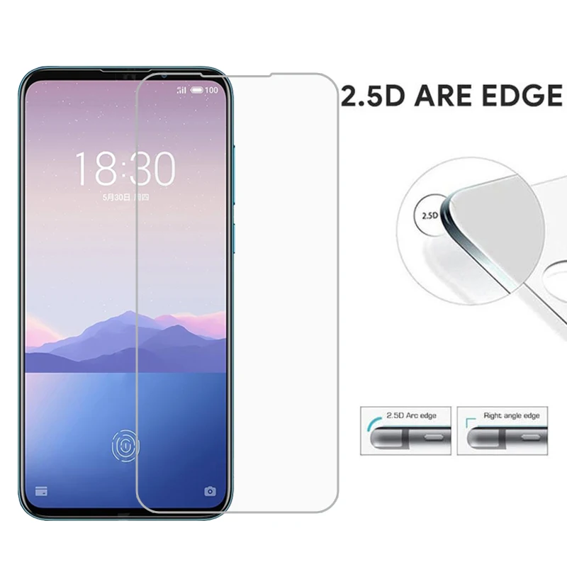 Взрывозащищенное и устойчивое к царапинам закаленное стекло Meizu 16Xs защитная