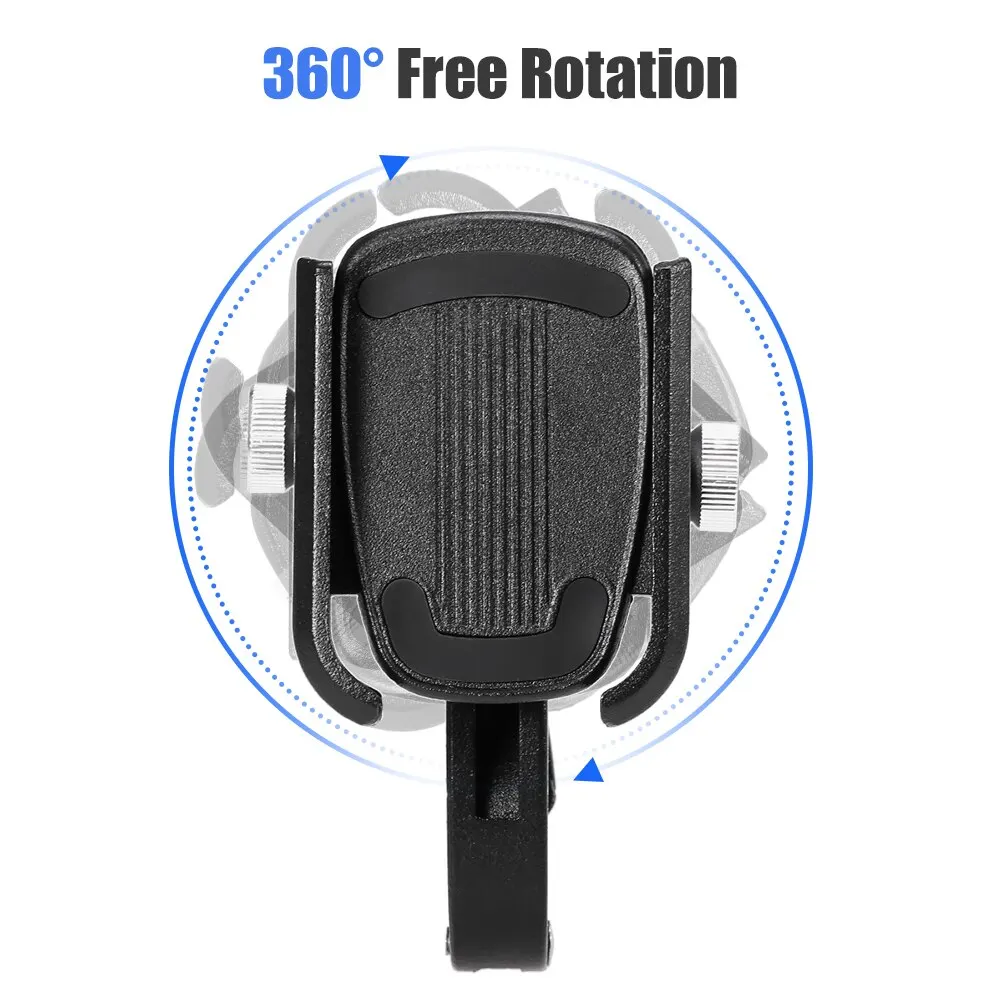 Держатель для телефона велосипедный из алюминиевого сплава легкий поворотный на