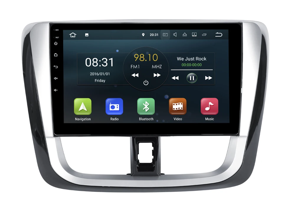 

Система Android 8,0 4G RAM Автомобильная DVD GPS навигационная система медиаплеер стерео аудио видео для Toyota Yaris Vios 2017