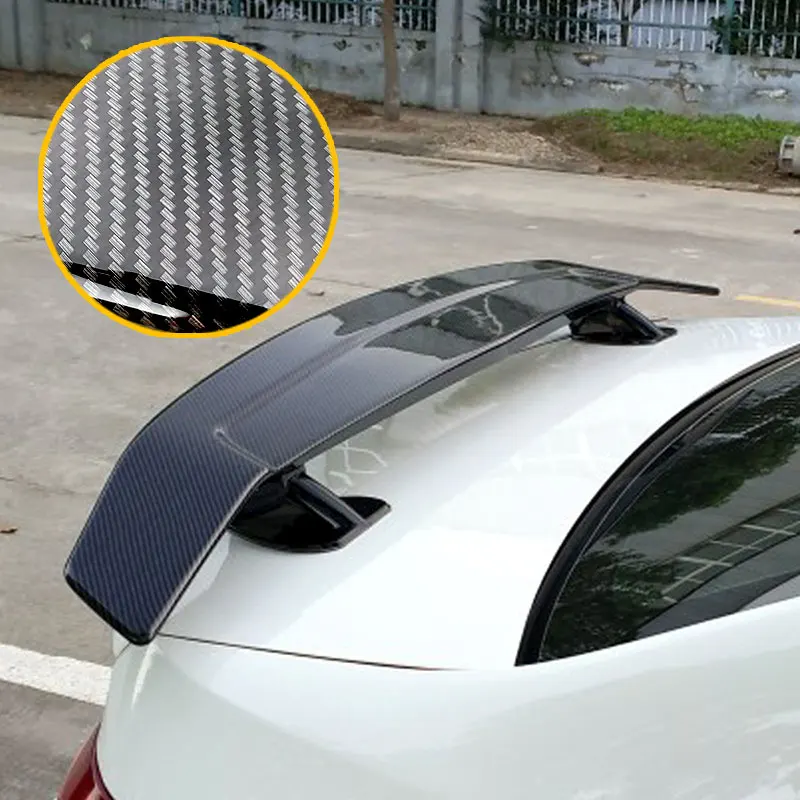 Для Ford Mondeo спойлер 2012- года высокое качество АБС пластик буровая спортивная гоночная машина спойлер для Fusion - Цвет: carbon surface