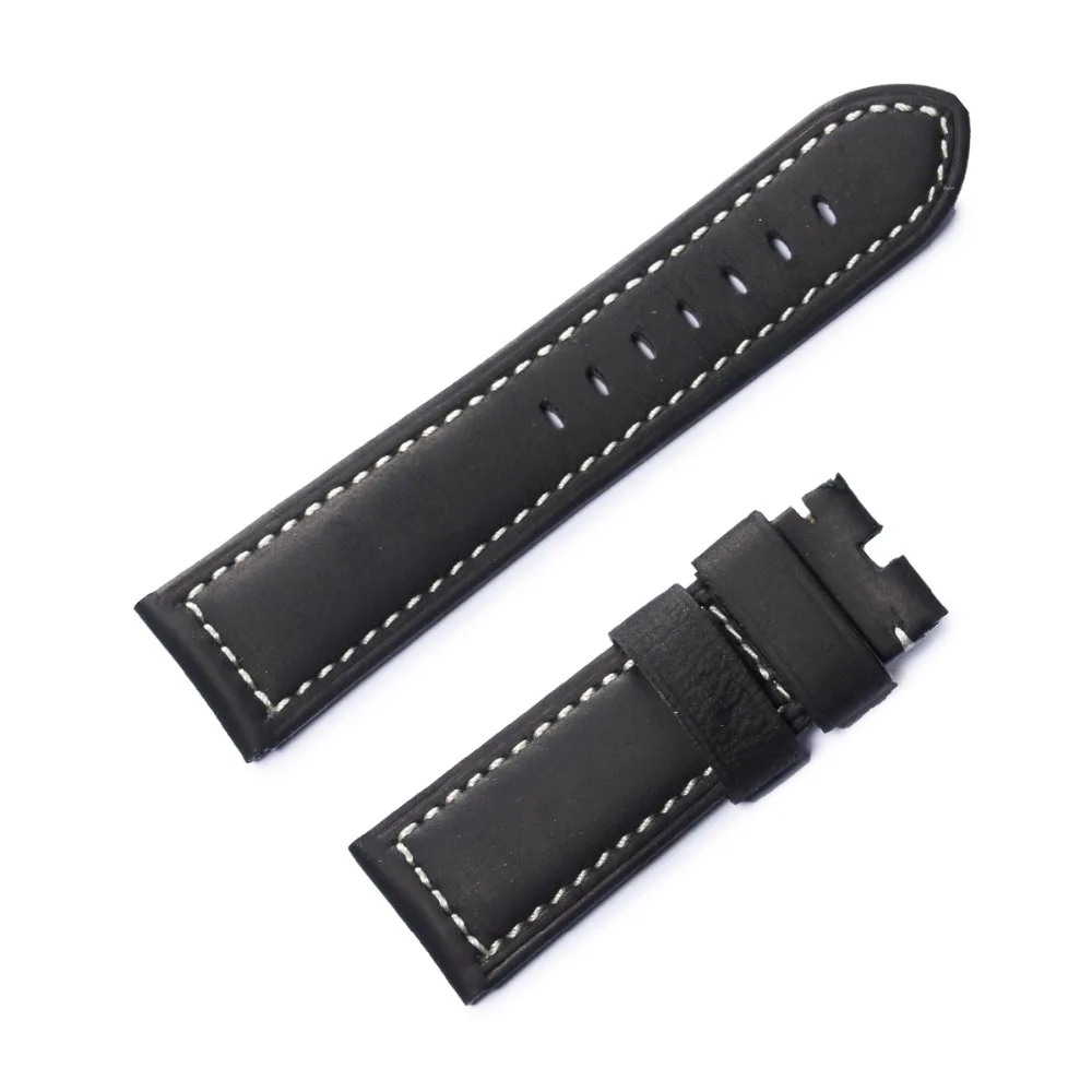 Reef Tiger/RT Sport Watches Watch Band for Men Black Brown Leather Watch Strap with Buckle  RGA3503 RGA3532