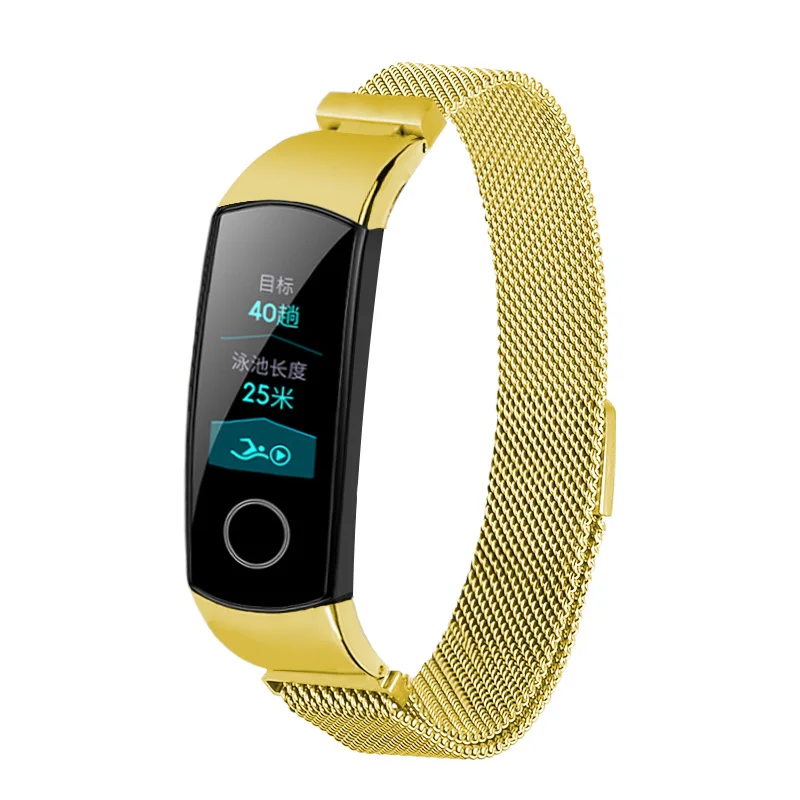 Аксессуары для часов металлический ремешок Milanese Huawei Honor Band 4 из нержавеющей