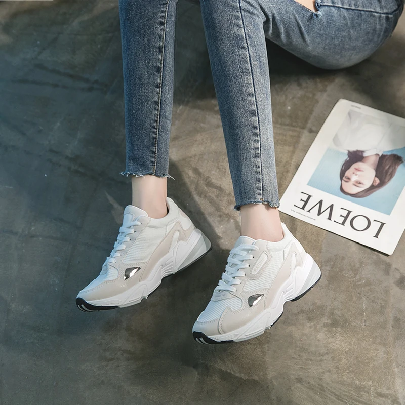 Sneakers for Women New Comfortable Shoe Breathable ShoesWhite Platform Sneakers Women Vulcanize Shoes White Women Sneakers