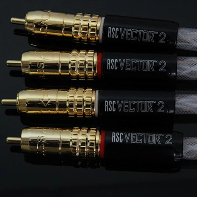 Hi Fi пара Тара Labs RSC Вектор 2 соединители аудио кабель с позолоченный штекер