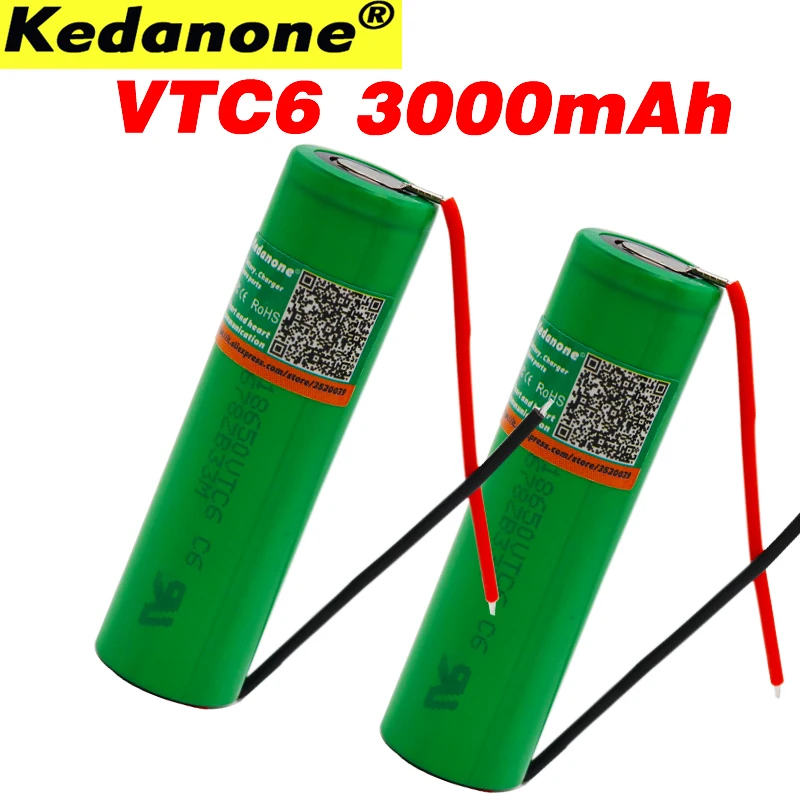 Новый 3 7 V 3000 MAH литий ионный аккумулятор 18650 для SONY us18650 vtc6 30A mah игрушечные