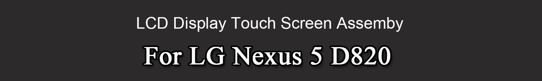 OPesea 4,95 ''для LG Nexus 5 D820 ЖК-дисплей панель сенсорный экран дигитайзер стекло датчик в сборе с рамкой