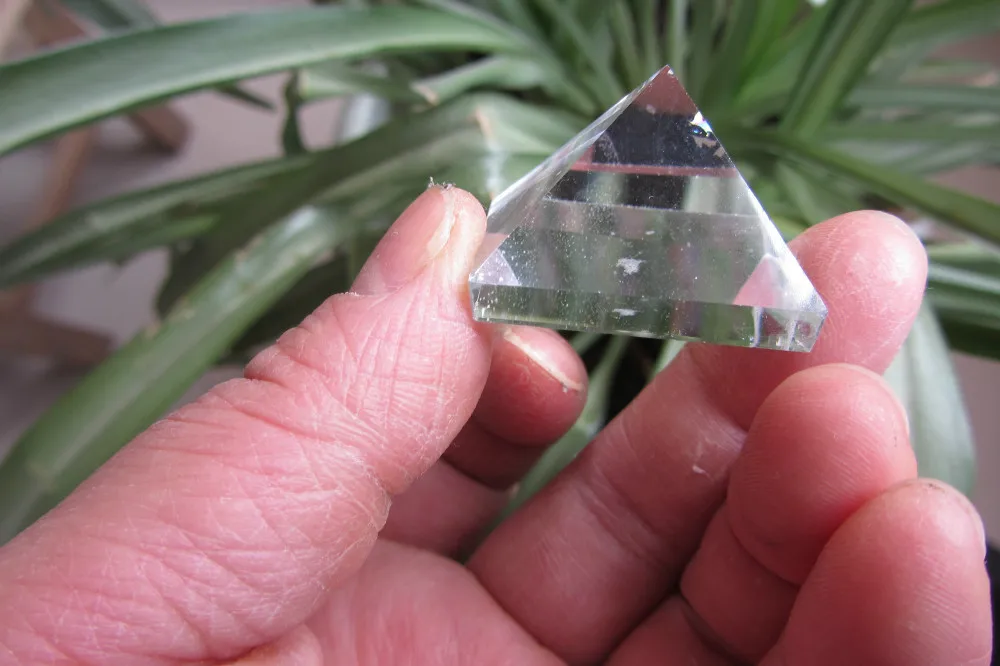 22 4 г натуральная прозрачная пирамида из кристалла кварца исцеления|healing pyramids|healing