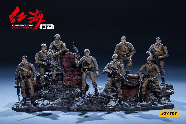 1/25 JOYTOY Экшн фигурки Красное море операция армейские солдаты Набор Модель