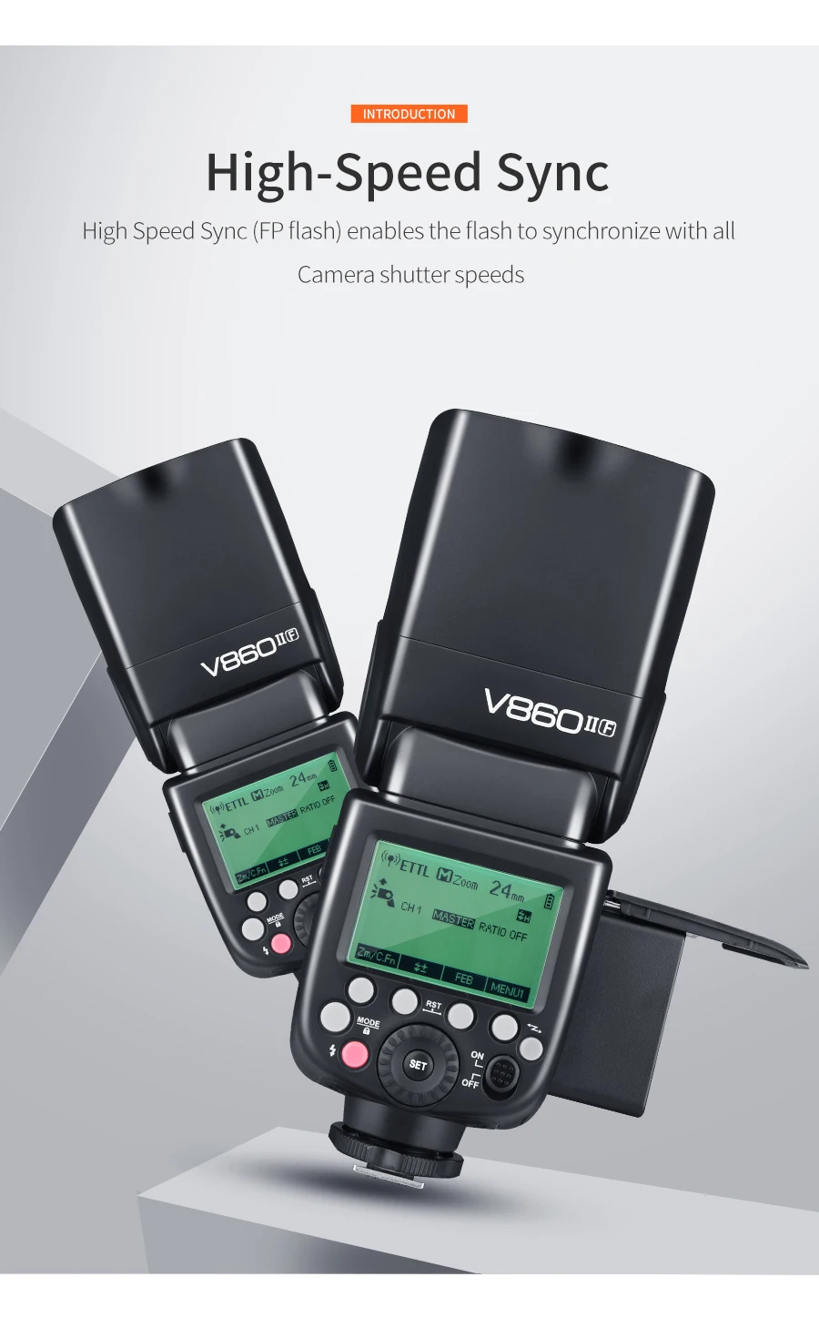Godox Ving V860II V860II-F GN60 2,4G ttl HSS 1/8000 литий-ионный аккумулятор для камеры Speedlite вспышка для Fujifilm DSLR+ софтбокс Подарочный комплект