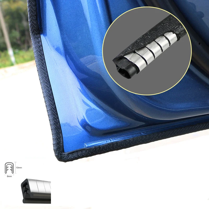 Полоса автомобильного бампера 5 м универсальная встроенная стальная дисковая