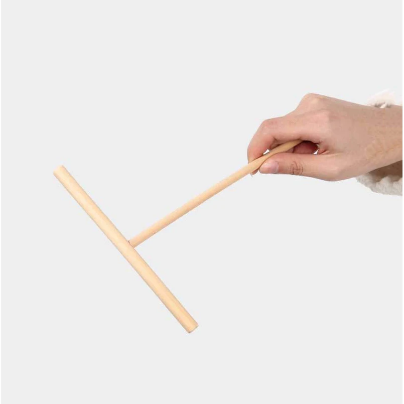 1 шт. Т образная деревянная наклейка для блинов самодельный гаджет инструмент