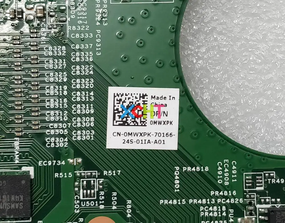 Для Dell N5110 CN-0MWXPK 0MWXPK w N12P-GE-A1 GT525M/1 ГБ HM67 Ноутбук Материнская плата ноутбука
