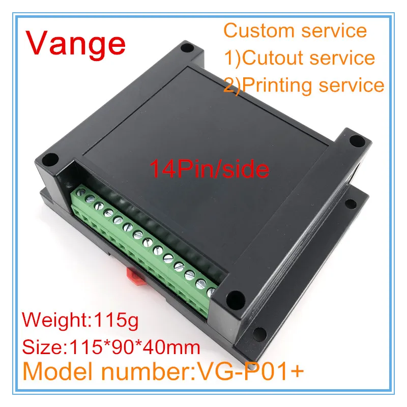 4 шт./лот распределительная коробка с клеммной колодкой корпус из АБС-пластика