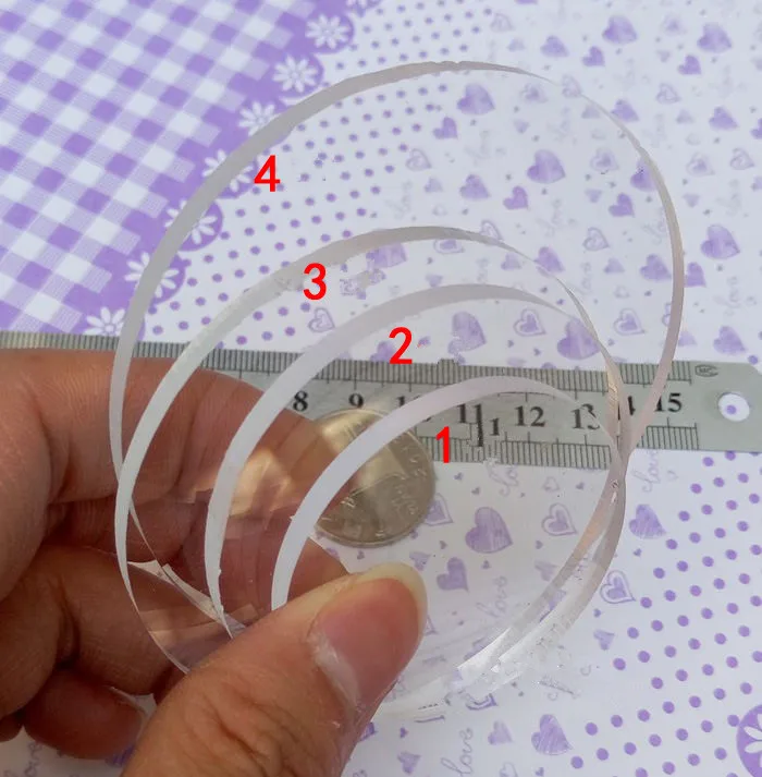 Прозрачная акриловая пластина 4 шт./компл. для отжима грязи прозрачная Базовая