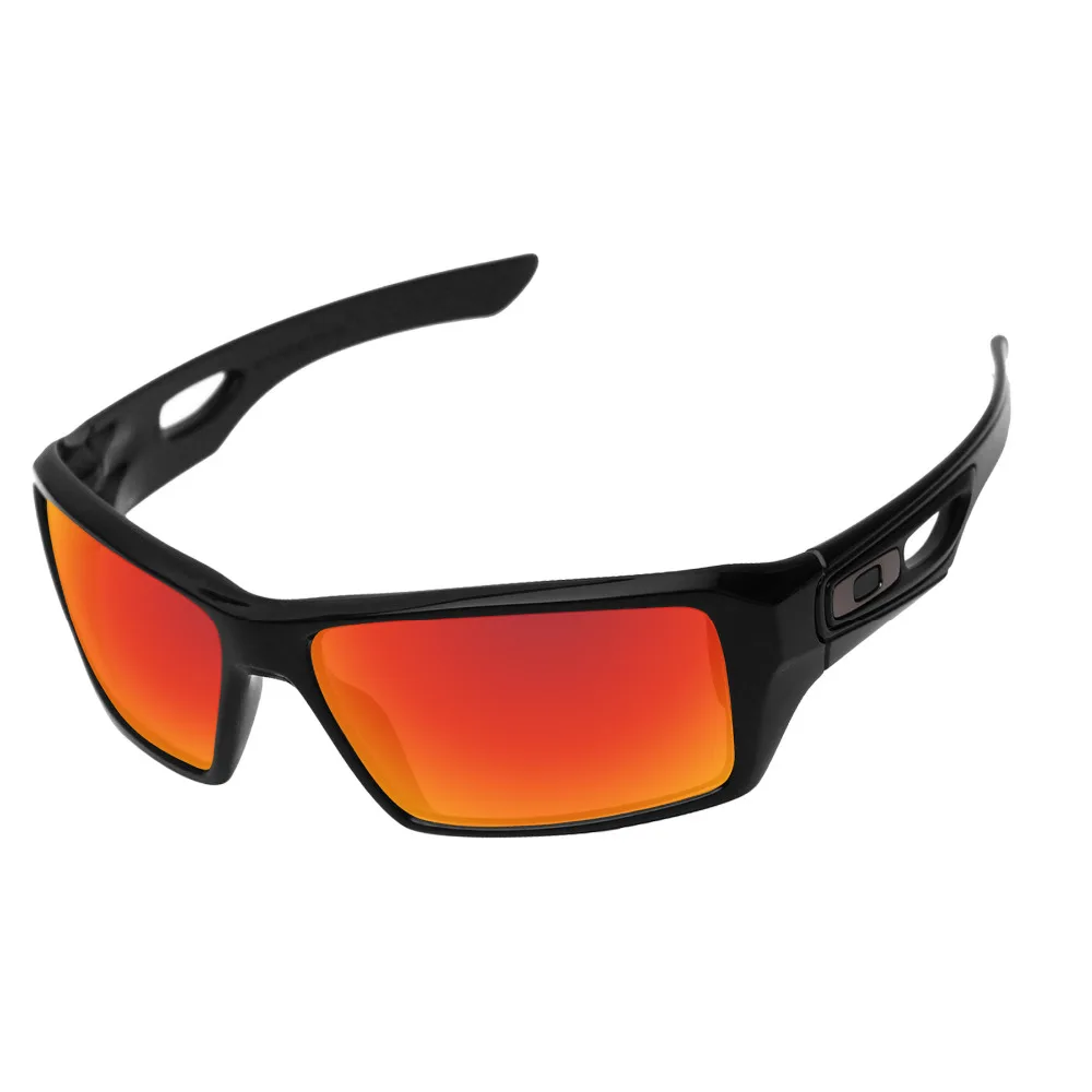 

Polycarbonate-Fire Red Mirror Replacement Lenses For Eyepatch 1&2 Sunglasses Frame 100% UVA & UVB Protection
