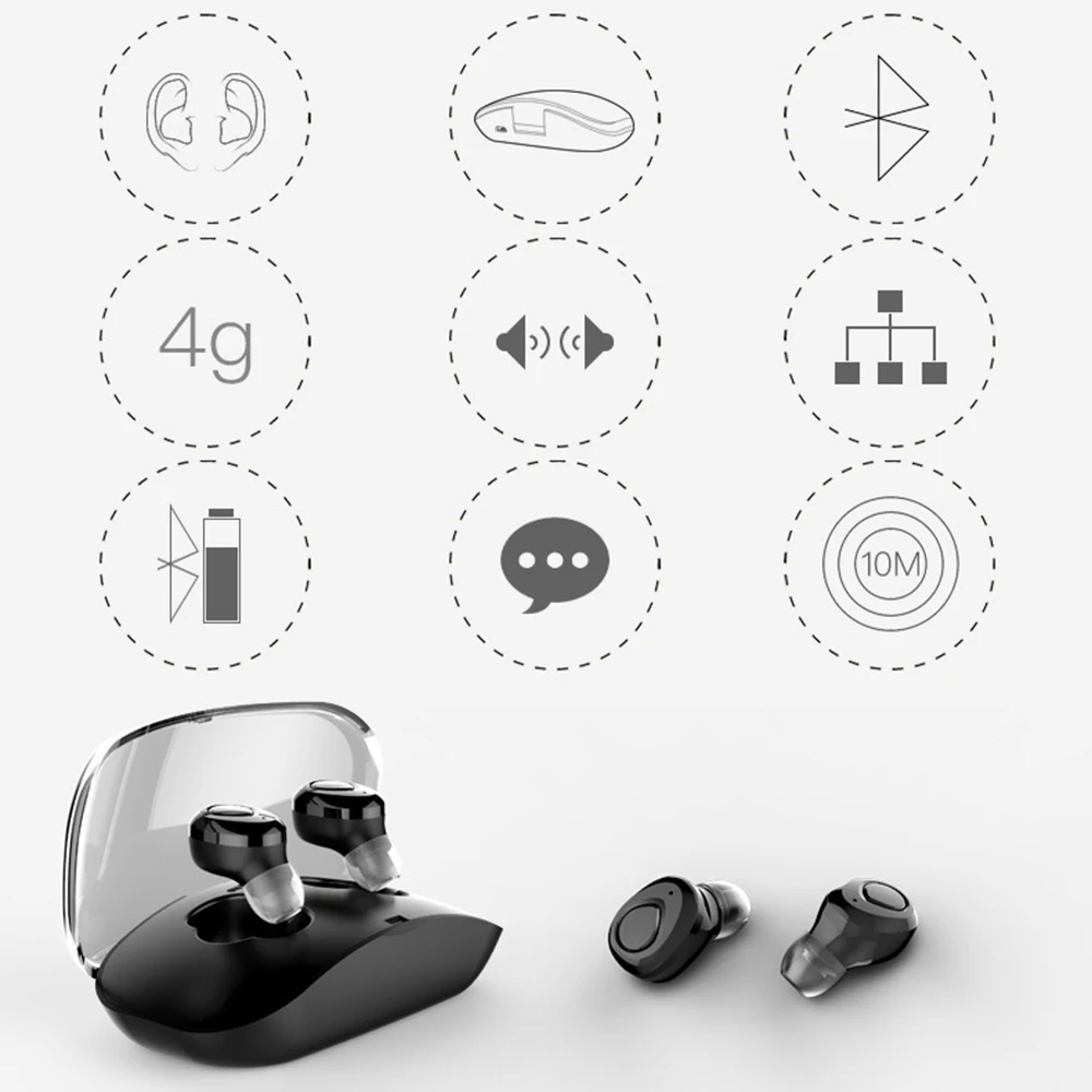 Новые мини Bluetooth TWS наушники лучшие с шумоподавлением Беспроводные 3D супер бас