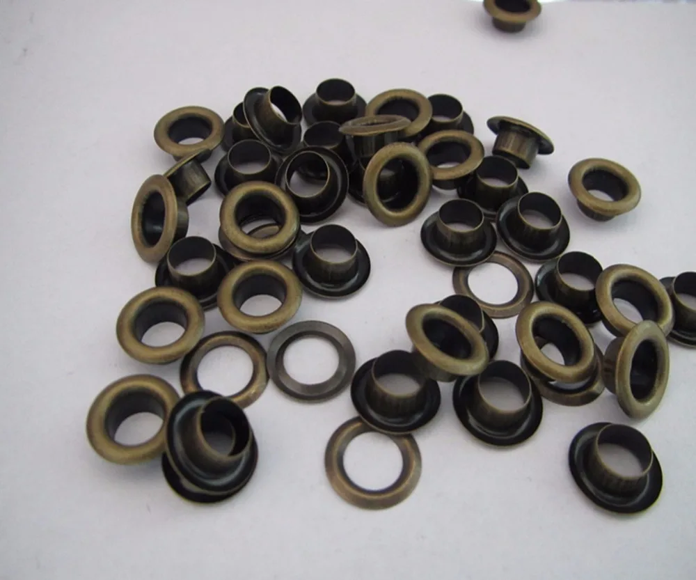 Бесплатная доставка латунные люверсы до ключиц внутренний размер 6 мм античная