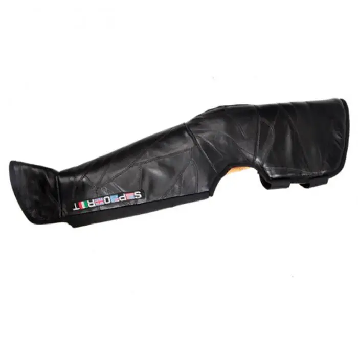 2 Pcs Motorcycle Leather Knee Pads Plush Thickening Windproof Waterproof Warm Leg Protector FI-19ING