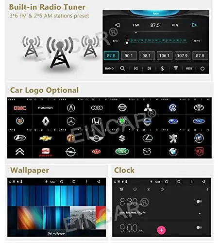 6 2 дюймов Восьмиядерный автомобильный стерео радио двойной Din головное